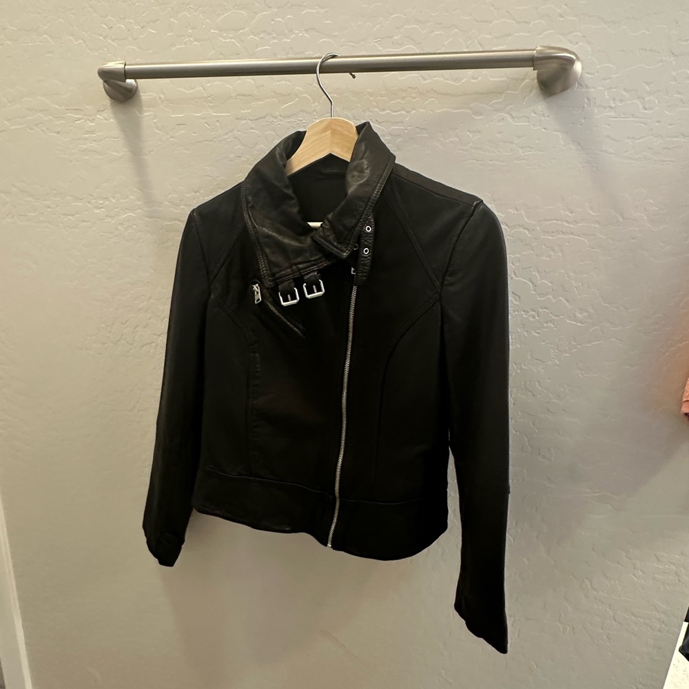 Allsaints Belvedere leather jacket size 8
